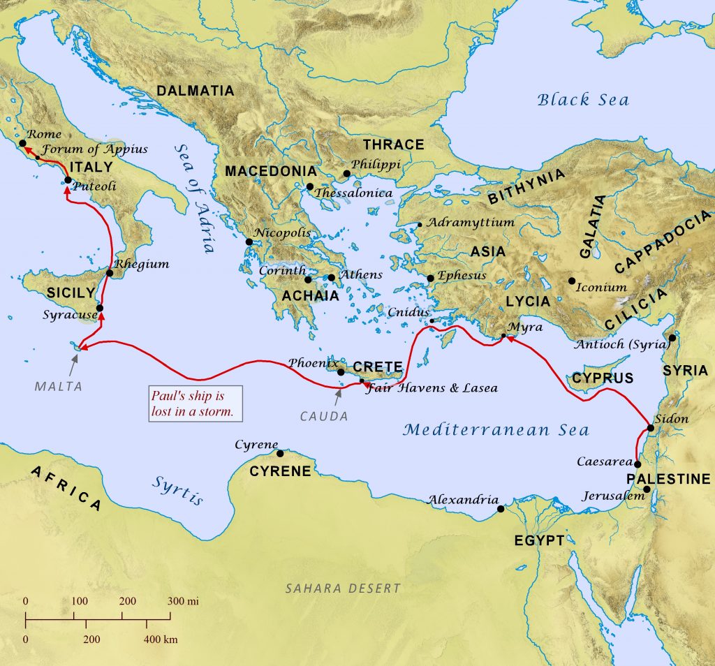 Paul's Voyage to Rome